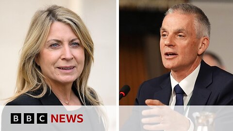 US President Donald Trump welcomes BBC bosses' resignations | BBC News