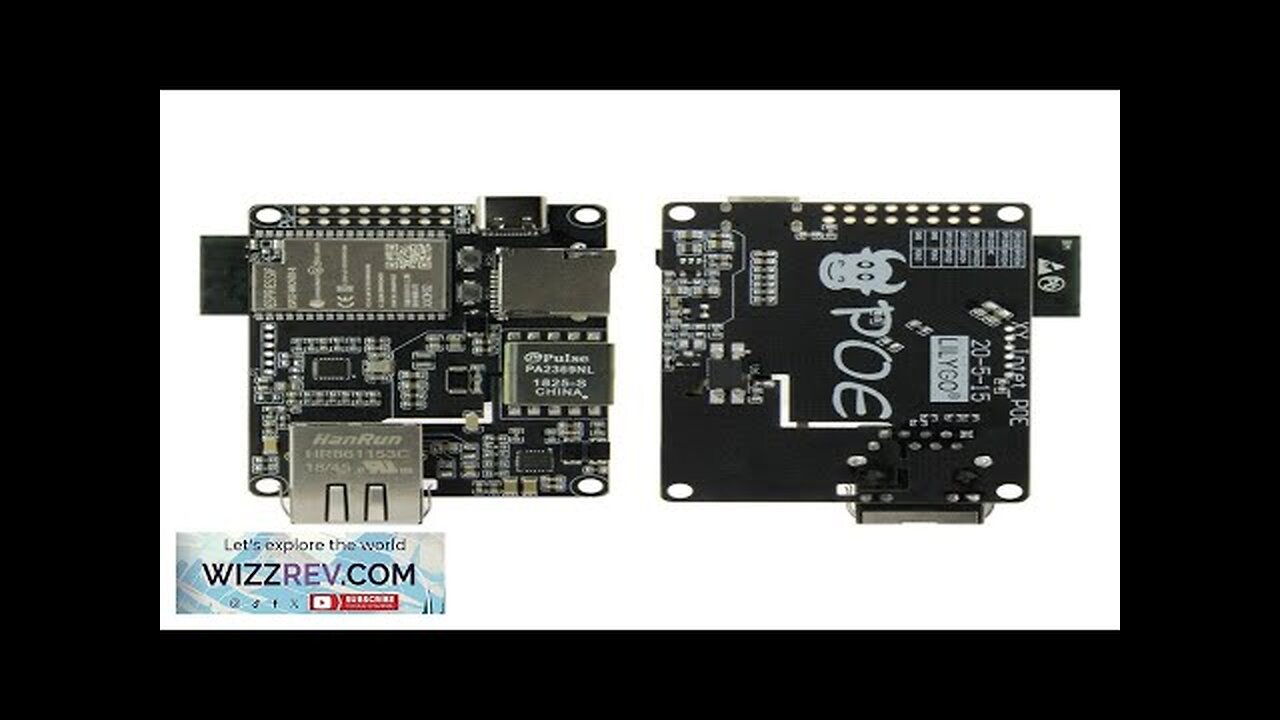 LILYGO® TTGO T-Internet-POE ESP32-WROOM LAN8720A Chip Ethernet Adapter And Downloader Review