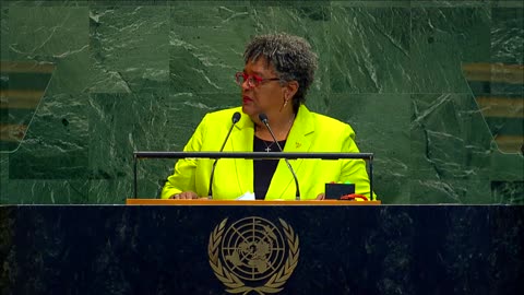 Barbados PM Mia Mottley UNGA 2025: Small States, Climate & Peace | World News | Amaravati Today