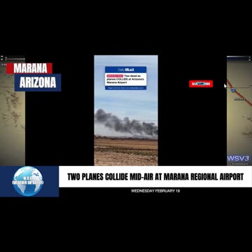 Midair Collision Kills 2 Near Tucson! 2/19/25 #shorts #breakingnews #aviation