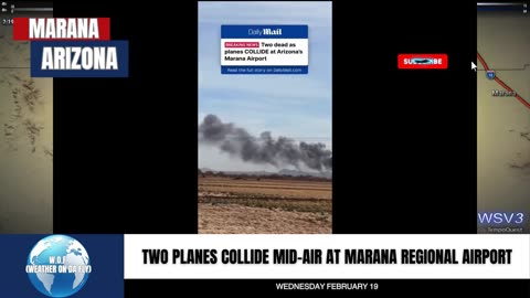 Midair Collision Kills 2 Near Tucson! 2/19/25 #shorts #breakingnews #aviation