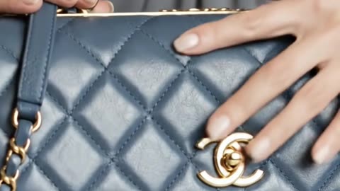 Chanel Quilted Lambskin CC Top-Handle Bag