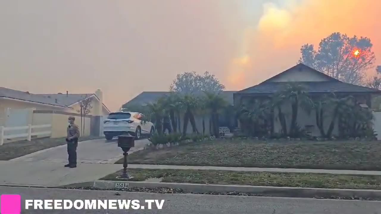 A new wildfire has broken out near Calabasas in the West Hills part of Los Angeles