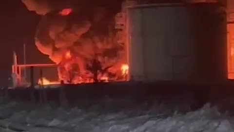 🔥🔥🔥 BOOM at the oil depot in Krasnodar Krai