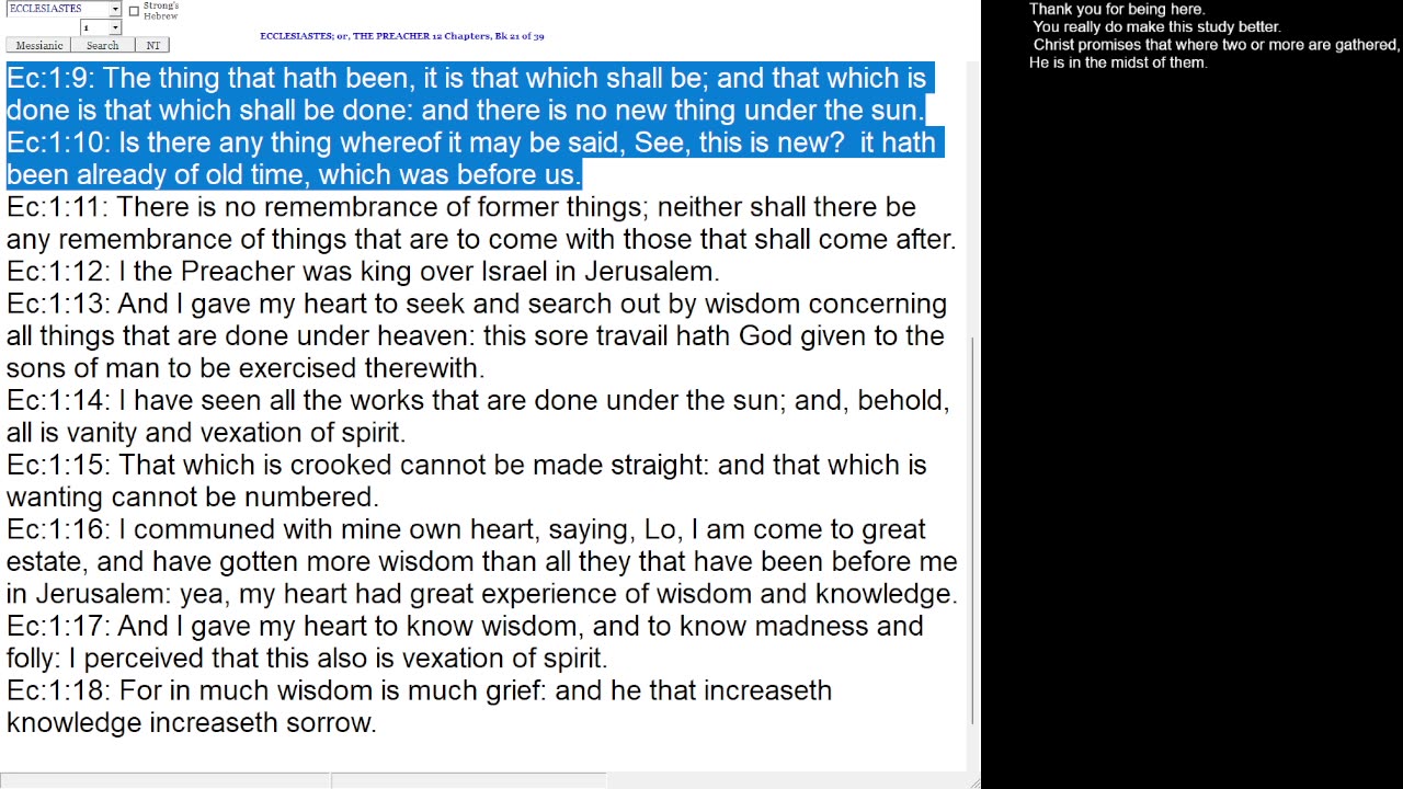 ECCLESIASTES 1