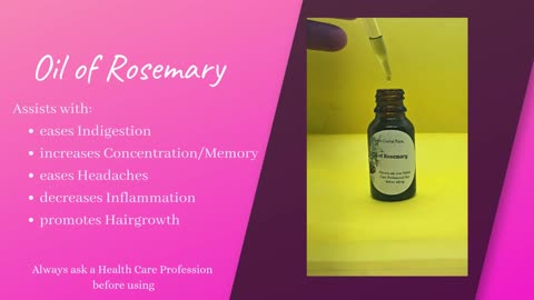 Oil of Rosemary