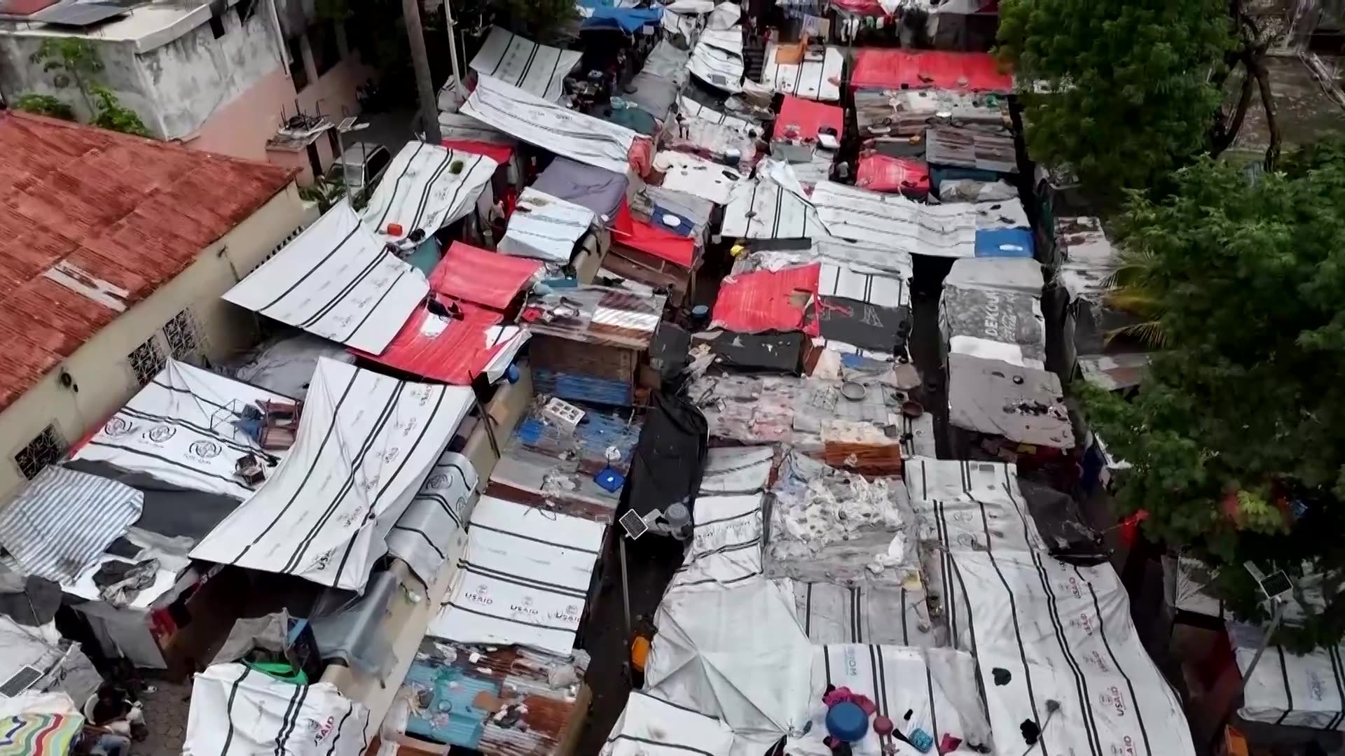 Haiti creates makeshift shelters as gang violence decimates homes