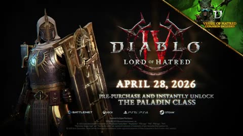 Diablo 4: Lord of Hatred - Official Reveal Trailer | The Game Awards 2025