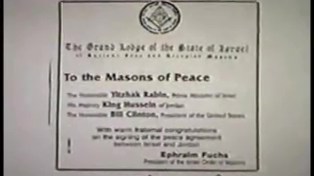 Masonic Lodge Over Jerusalem