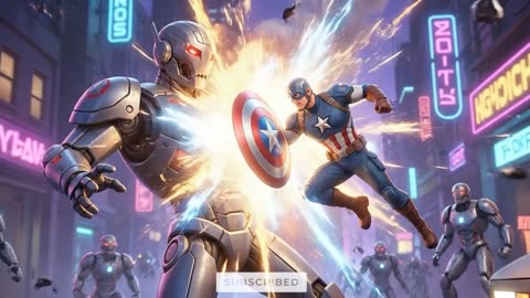 “Captain America faces his biggest threat yet! ⚡ Watch the epic battle 🛡️🔥 #Part2”