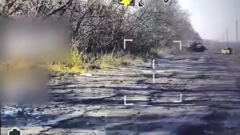 Machine Gun-Mounted RC Drone Fires On Russian Ambush Drone