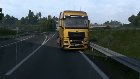 ETS2 drive from Cologne to Dusseldorf, Germany.