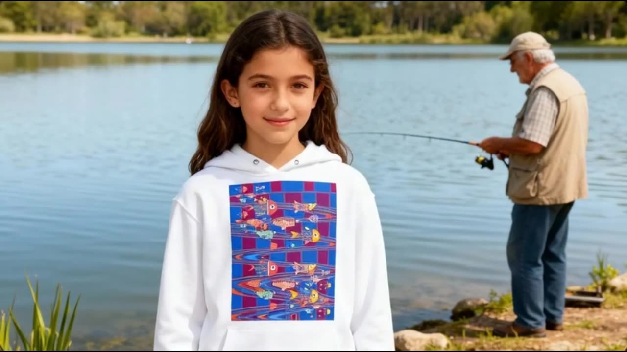 Dance of Colorful Fishes Hoodie by Walil Designer on Teepublic