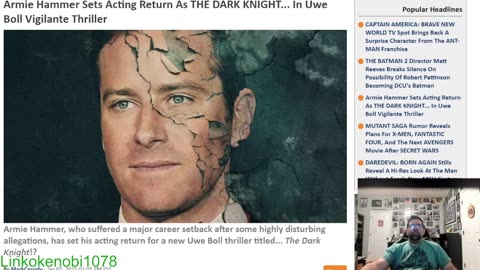 Armie Hammer Will Be Reprising His Role As The Dark Knight Movie But Not As Batman