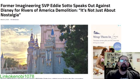 Eddie Sotto Former Engineer SVP Talks About Disney Destroying Frontier Land