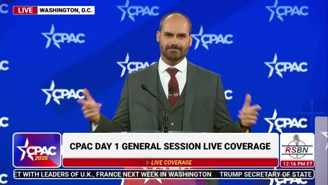 FULL SPEECH: Eduardo Bolsonaro CPAC 2025 Day One - 2/20/25