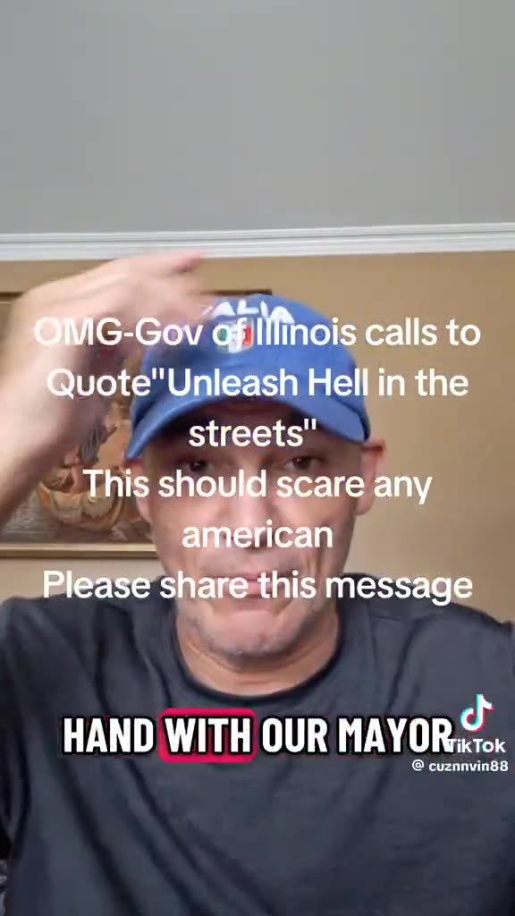 PRITZKER NEEDS to be ARRESTED for INCITING VIOLENCE!