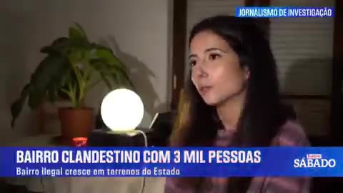 Extra-europeus vivem num bairro ilegal e criam um clima de insegurança com puxadas ilegais de luz.