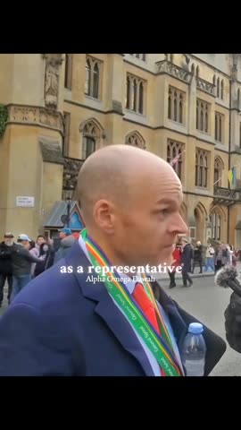 Man asking liberal Priest if he supports abortion