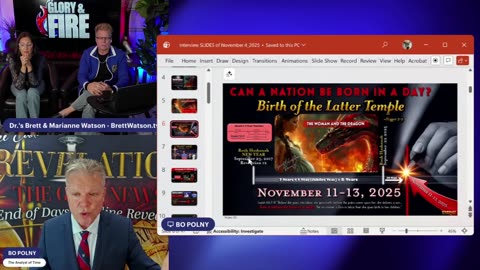 Glory & Fire -Dr Brett & Marianne Watson! Guest Dr Bo Polny!