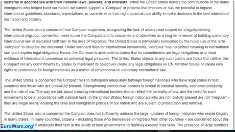 U.N. Migration Pact is a New World Order Power Grab
