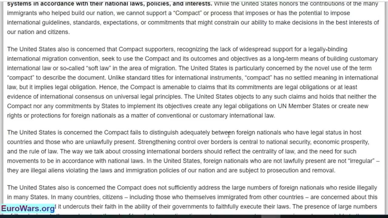 U.N. Migration Pact is a New World Order Power Grab