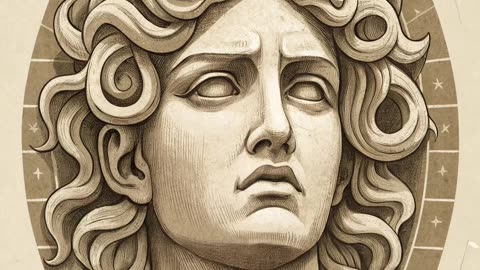 Hallan urna etrusca con el rostro de Medusa.