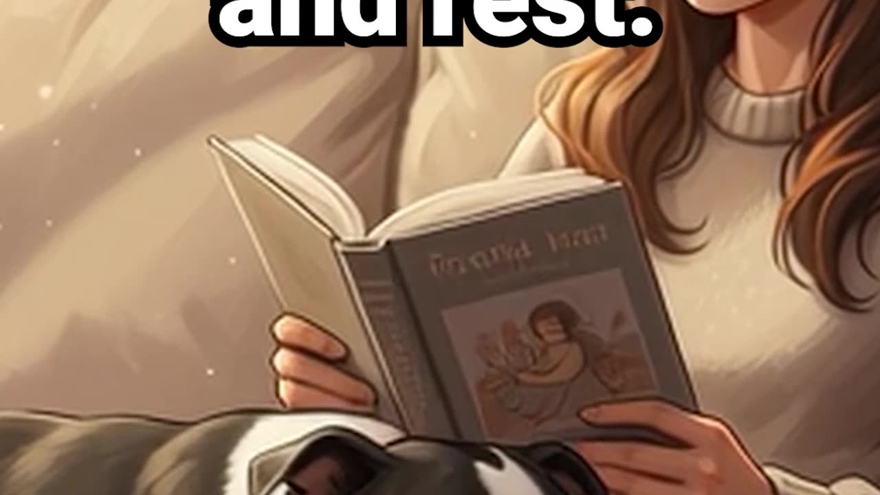 A perfect day to read… and rest #anxietyrelief #motivation #lofihiphop #calmingmusic #lofibeats