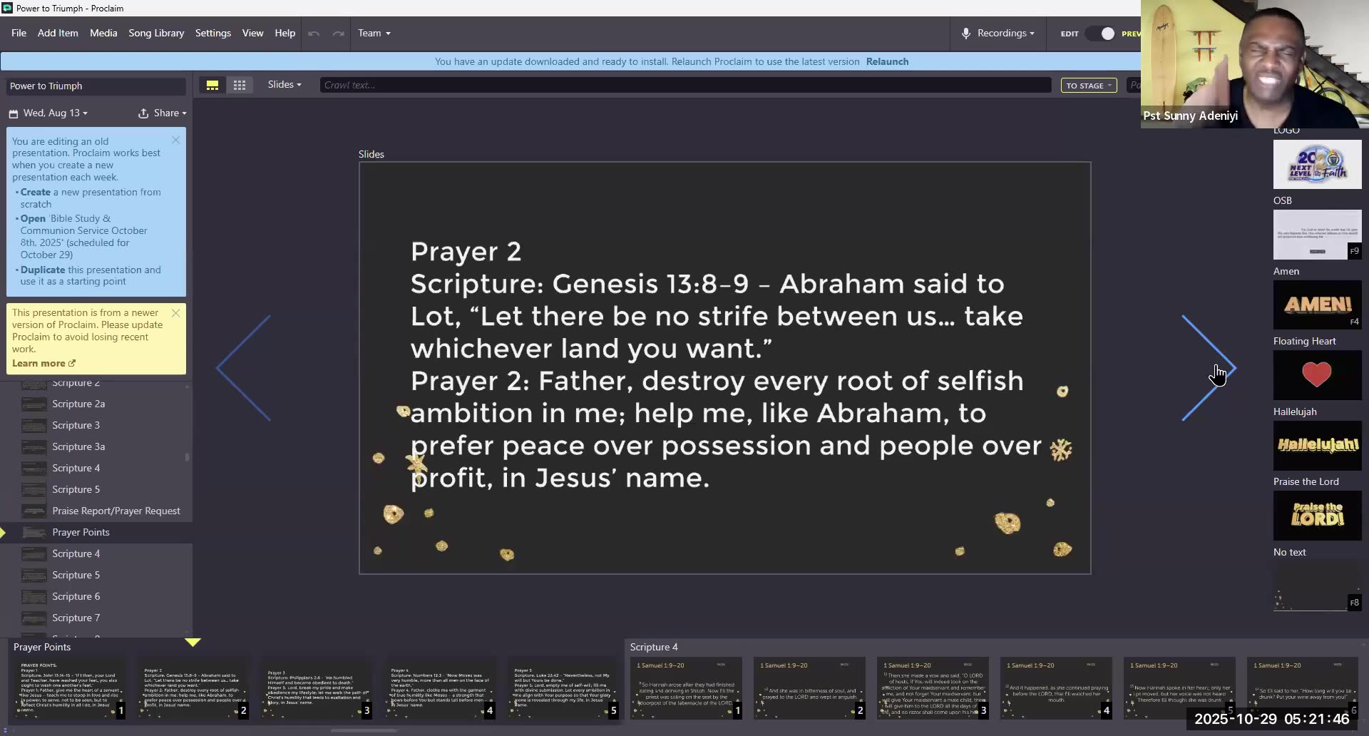 Power To Triumph || October 29, 2025 || Be Humble Like Jesus!