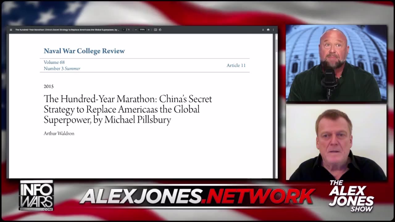 Alex Jones and Patrick Byrne talk about possible Chinese occupation