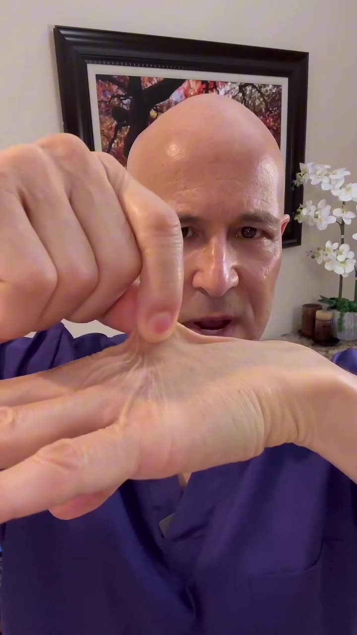 Pinch the Back of Your Hand! ~ Dr. Alan Mandell