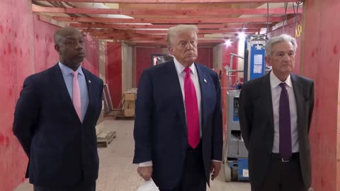 President Trump Tours the Federal Reserve