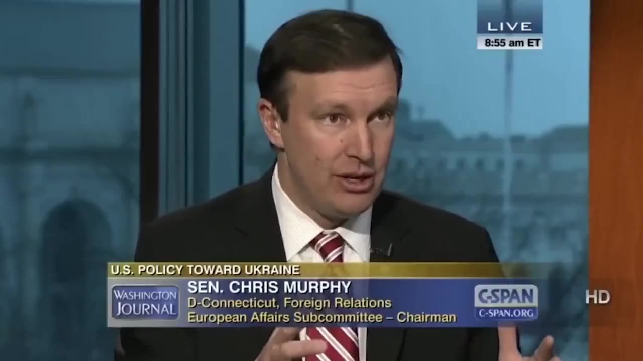 Senator Chris Murphy In 2014, bragged the US successfully overthrowing Ukraine's government