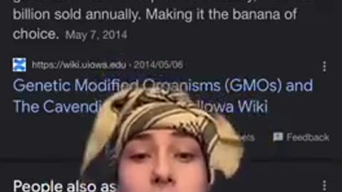 Take a look at this： Natural bananas compared to genetically modified ones.