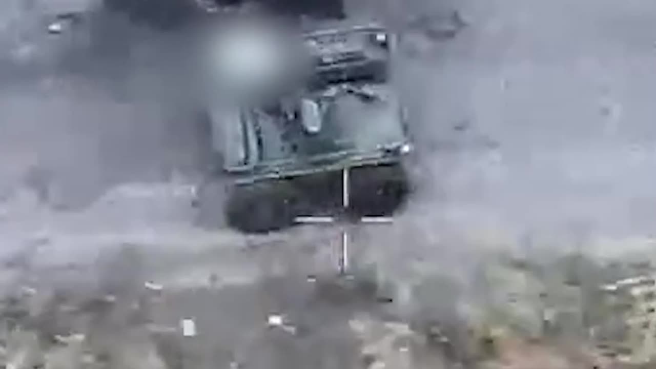 Ukrainian RC Drone Strafing Russian Lines and Returns As Russians Desperately Try to Destroy it