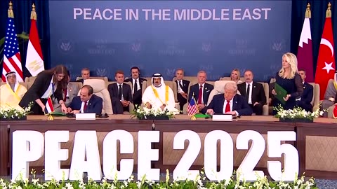 Trump signs Gaza ceasefire deal in Egypt