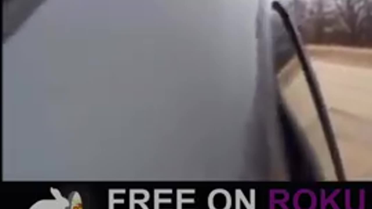 Sound vibrations causing glass to flex