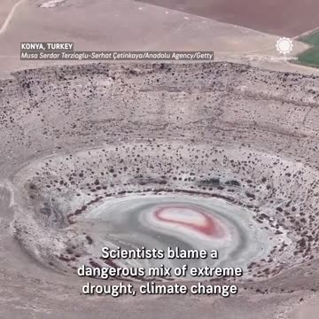 Almost 700 massive sinkholes have opened up in Turkey's farmland 👀