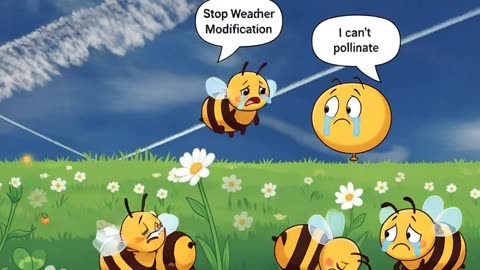 Save Honey Bees. They are almost extinct. Chemtrail Poisons Killing Life