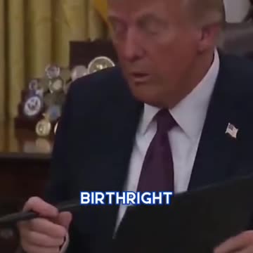 President Donald Trump signed an executive order on Monday