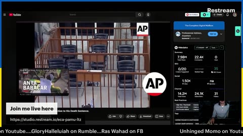 Welcome to my live stream, where you can watch, listen and join to interact.