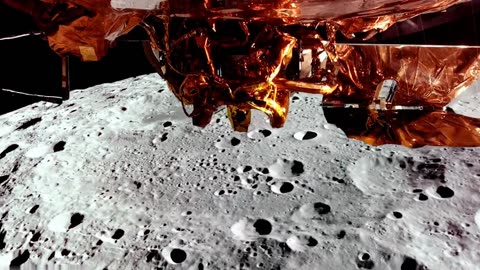 Whoa! See Blue Ghost's amazing view of the moon from 62 miles up