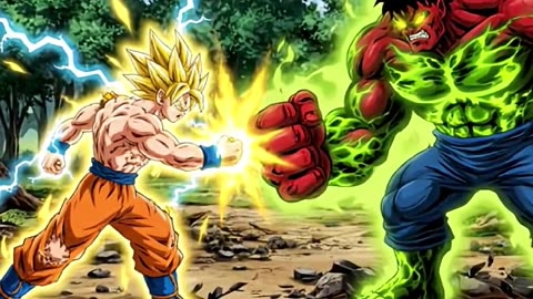 Goku vs Joker MISUNDERSTANDING Leads to EPIC Battle Against Red Hulk