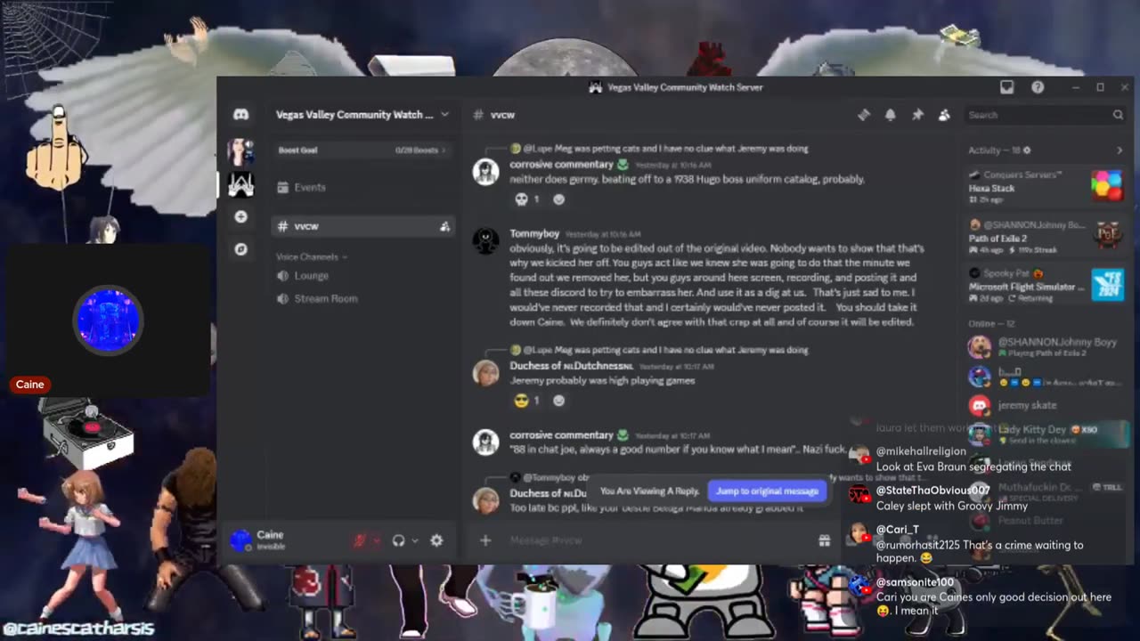 10.27.2025 - Caine's Catharsis - Lies and threats