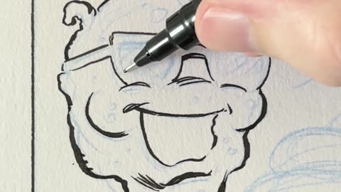 Drawing Bob the Sponge (early version of SpongeBob)!