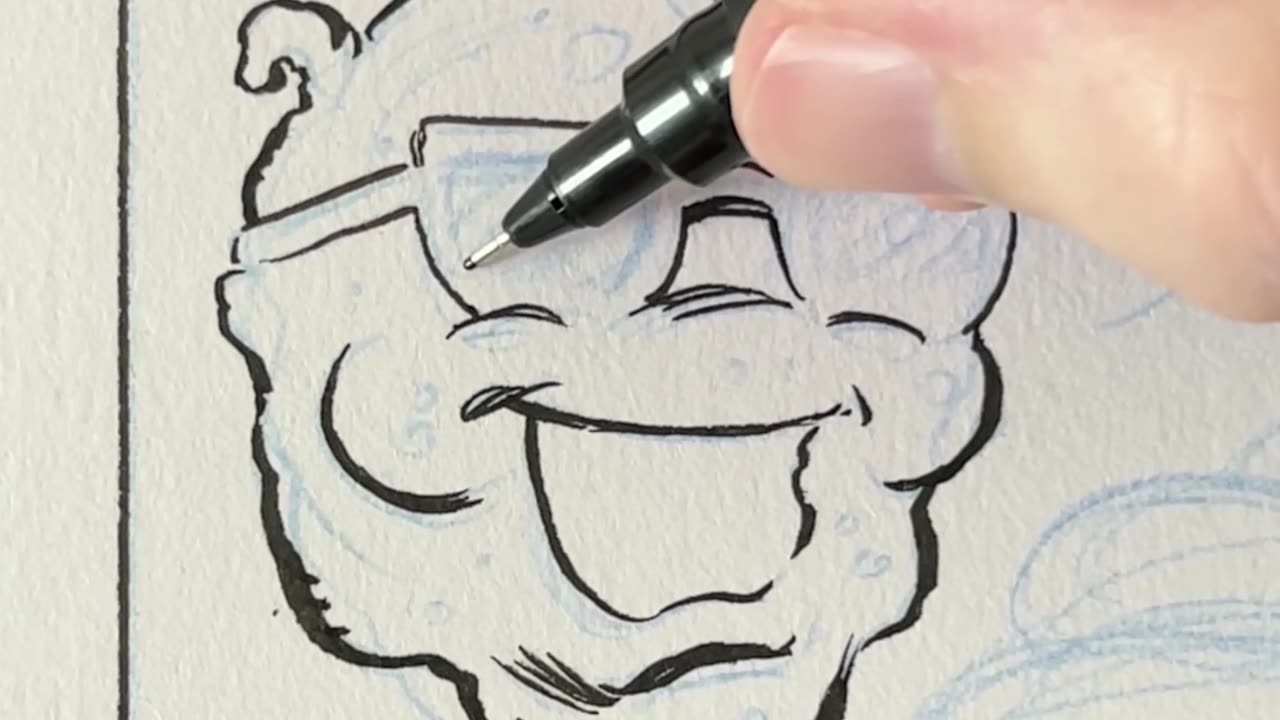 Drawing Bob the Sponge (early version of SpongeBob)!
