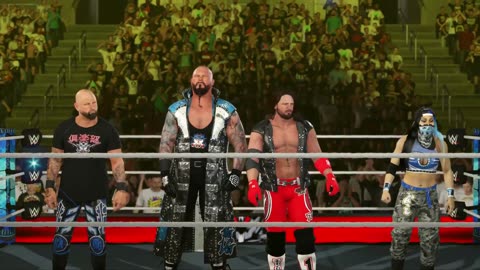 WWE 2K24 - LA Knight Vs Triple H Vs Roman Reigns Vs Rey Mysterio FATAL 4 WAY MATCH (PS5)