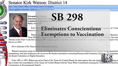 Teaxs to Create Anti-Vaxxer List - March 6th, 2015