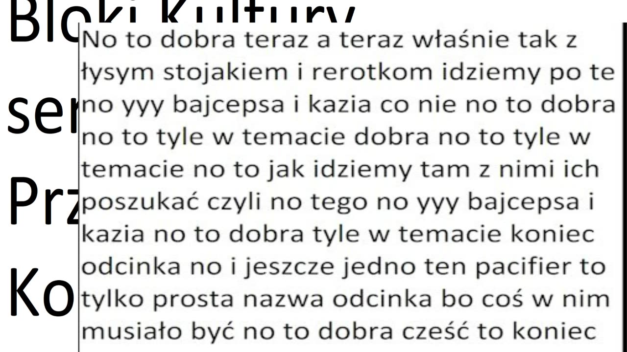 Bloki Kultury odcinek 283 - Pacifier
