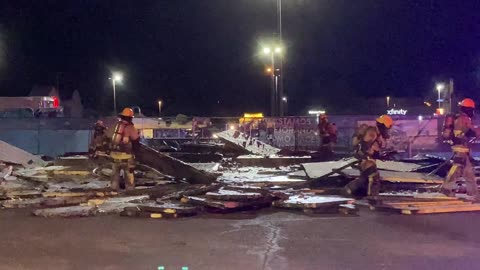 Aftermath of Walmart Fire on 1st & Wetmore